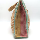 Hermes Fourre Tout PM Tote Bag Multicolor Striped Toile