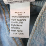 SLVRLAKE Madison Wide Leg Jeans Lucky Town Light Denim Size 32