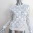 Emilio Pucci Bee Lace Top White Size Extra Small Long Sleeve Pullover