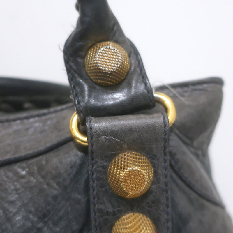 Balenciaga Giant 21 Brief Bag Gray Leather Large Tote
