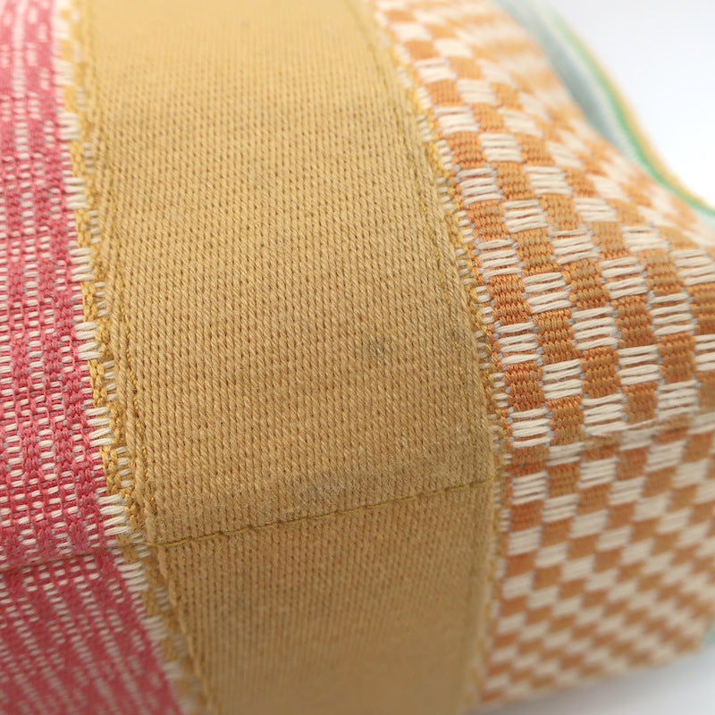 Hermes Fourre Tout PM Tote Bag Multicolor Striped Toile