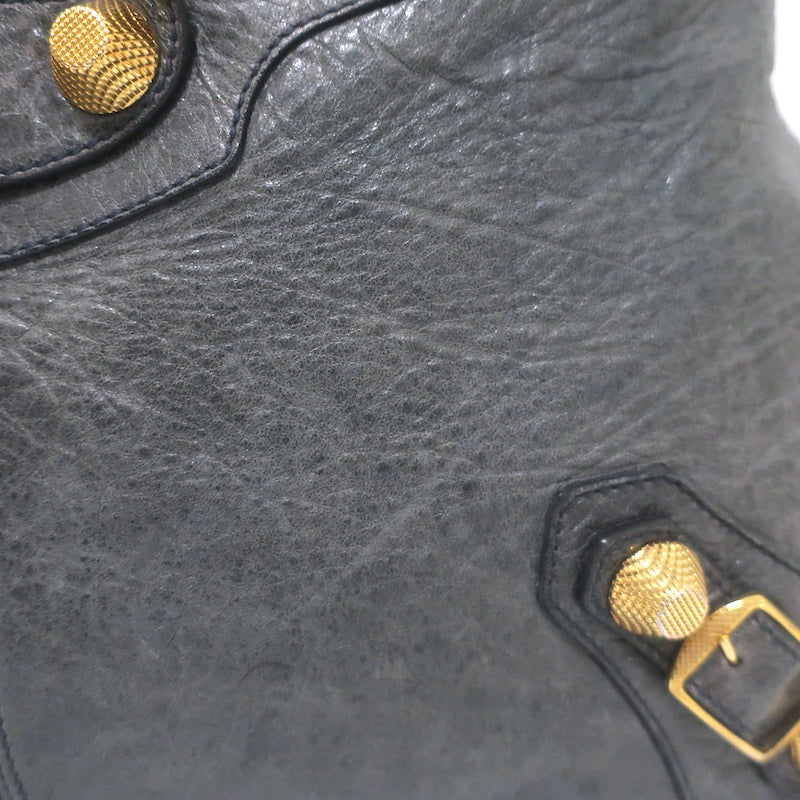 Balenciaga Giant 21 Brief Bag Gray Leather Large Tote