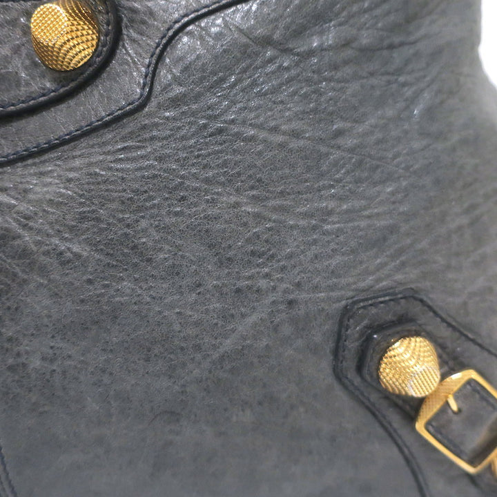 Balenciaga Giant 21 Brief Bag Gray Leather Large Tote