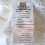 Emilio Pucci Bee Lace Top White Size Extra Small Long Sleeve Pullover