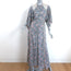 Zadig & Voltaire Maxi Dress Rielle Pink Snake Chains Print Size Extra Small