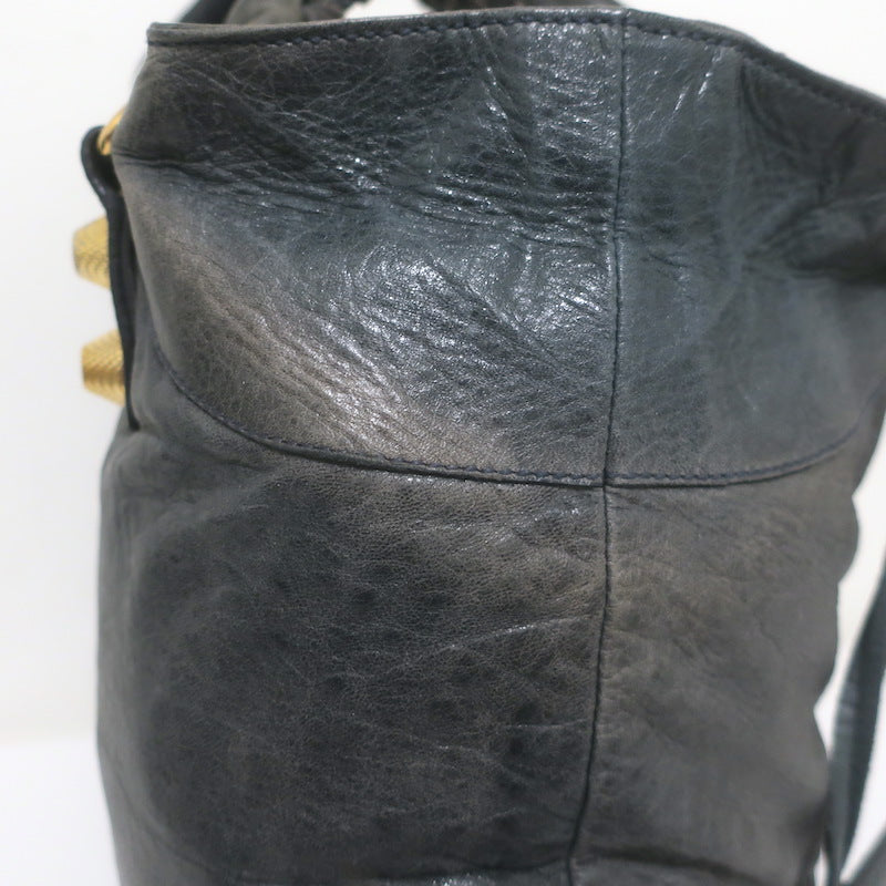 Balenciaga Giant 21 Brief Bag Gray Leather Large Tote