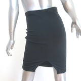 The Row Pencil Skirt Black Stretch Jersey Size Extra Small