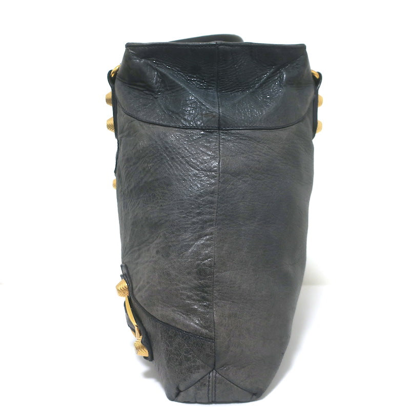Balenciaga Giant 21 Brief Bag Gray Leather Large Tote