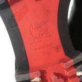 Christian Louboutin Meteorita Studded Knee High Boots Black Leather Size 39.5