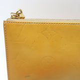 Louis Vuitton Lexington Monogram Vernis Pochette Bag Goldenrod Patent Leather