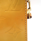 Louis Vuitton Lexington Monogram Vernis Pochette Bag Goldenrod Patent Leather