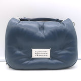 Maison Margiela Glam Slam Small Flap Bag Dark Blue Quilted Leather Crossbody