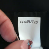 Brunello Cucinelli Monili-Trim Tapered Contrast Seam Pants Black Wool Size 42