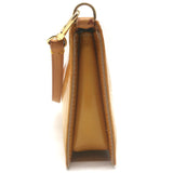 Louis Vuitton Lexington Monogram Vernis Pochette Bag Goldenrod Patent Leather