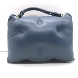 Maison Margiela Glam Slam Small Flap Bag Dark Blue Quilted Leather Crossbody