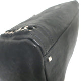 Chanel 06A Modern Chain East West Tote Black Leather Large Shoulder Bag