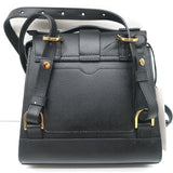 Senreve Alunna Backpack Black Pebbled Leather Crossbody Bag NEW