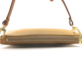 Louis Vuitton Lexington Monogram Vernis Pochette Bag Goldenrod Patent Leather