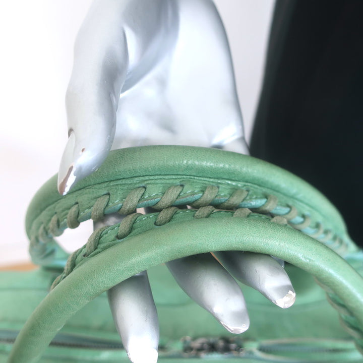 Balenciaga Twiggy Bag Seafoam Chevre Leather