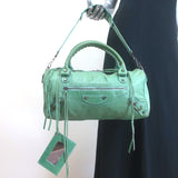 Balenciaga Twiggy Bag Seafoam Chevre Leather