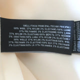 Ralph Lauren Collection Colorblock Dress Ivory & Black Stretch Wool Size 4