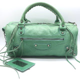Balenciaga Twiggy Bag Seafoam Chevre Leather