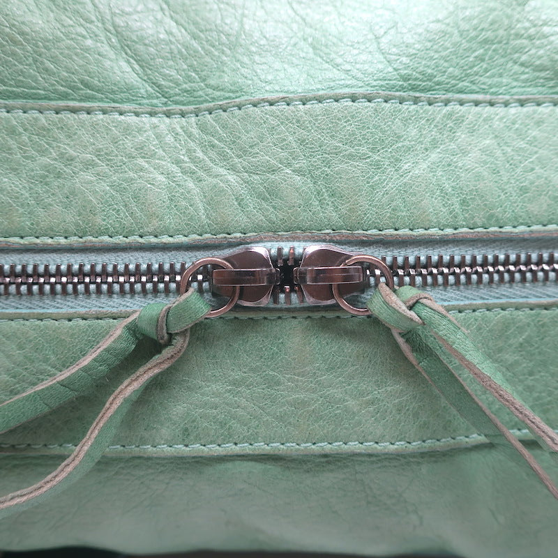 Balenciaga Twiggy Bag Seafoam Chevre Leather