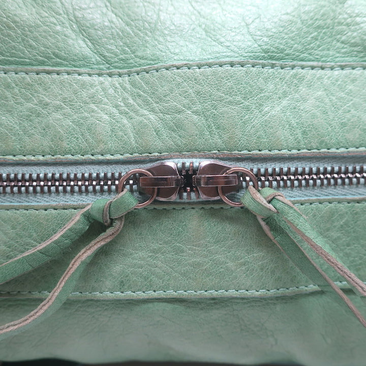 Balenciaga Twiggy Bag Seafoam Chevre Leather