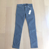 AG Prima Cigarette Leg Jeans Gray Stretch Cotton Size 26 NEW