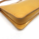 Louis Vuitton Lexington Monogram Vernis Pochette Bag Goldenrod Patent Leather