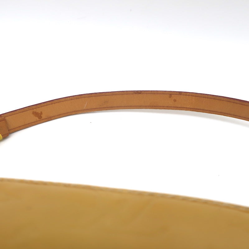 Louis Vuitton Lexington Monogram Vernis Pochette Bag Goldenrod Patent Leather