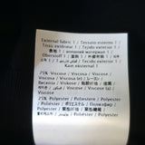 Valentino Taffeta-Sleeve Top Black Knit Size Medium