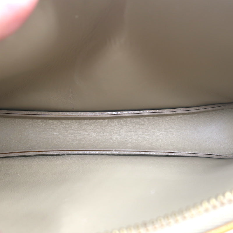 Louis Vuitton Lexington Monogram Vernis Pochette Bag Goldenrod Patent Leather