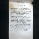 Valentino Taffeta-Sleeve Top Black Knit Size Medium