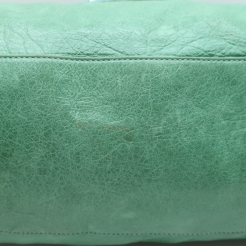 Balenciaga Twiggy Bag Seafoam Chevre Leather