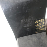 GANNI Embroidered Western Boots Brown Leather Size 39