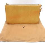 Louis Vuitton Lexington Monogram Vernis Pochette Bag Goldenrod Patent Leather