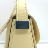 Lanvin Concerto Small Shoulder Bag Pale Yellow Leather NEW