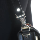 Proenza Schouler PS11 Mini Classic Striped Crossbody Bag Patent Leather & Suede