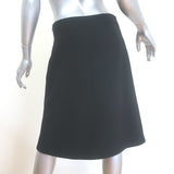 Marni A-Line Skirt Black Crepe Size 40