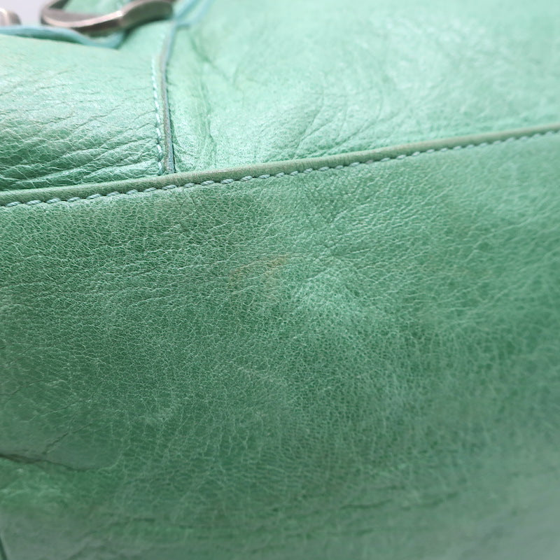 Balenciaga Twiggy Bag Seafoam Chevre Leather