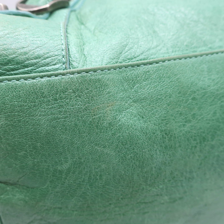 Balenciaga Twiggy Bag Seafoam Chevre Leather
