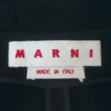 Marni A-Line Skirt Black Crepe Size 40