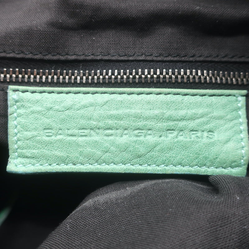 Balenciaga Twiggy Bag Seafoam Chevre Leather