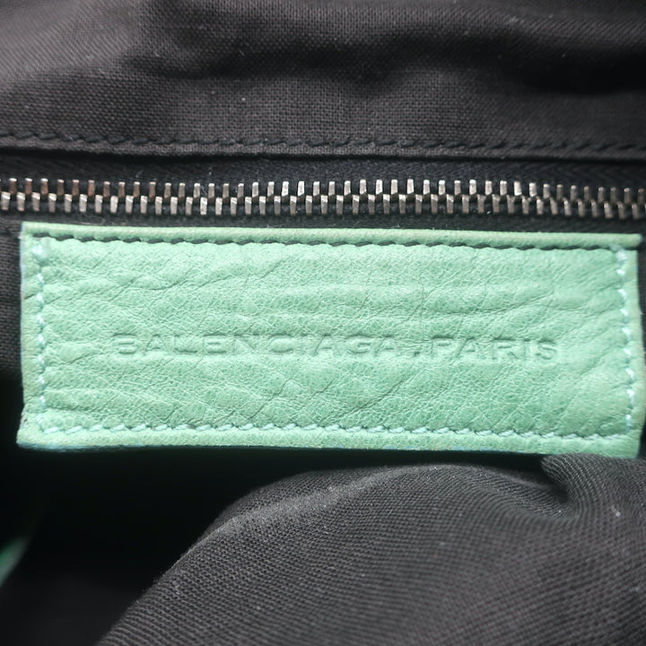 Balenciaga Twiggy Bag Seafoam Chevre Leather