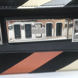 Proenza Schouler PS11 Mini Classic Striped Crossbody Bag Patent Leather & Suede