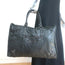 Balenciaga Classic Weekender Bag Black Leather Extra Large Tote