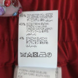 Brunello Cucinelli Elastic-Waist Cropped Tapered Pants Red Stretch Wool Size 42