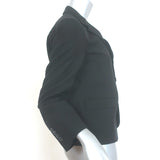 Marni Blazer Black Silk-Blend Size 40 Three-Button Jacket