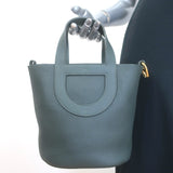 Hermes In-the-Loop 18 Bag Vert Mangrove Clemence Leather NEW